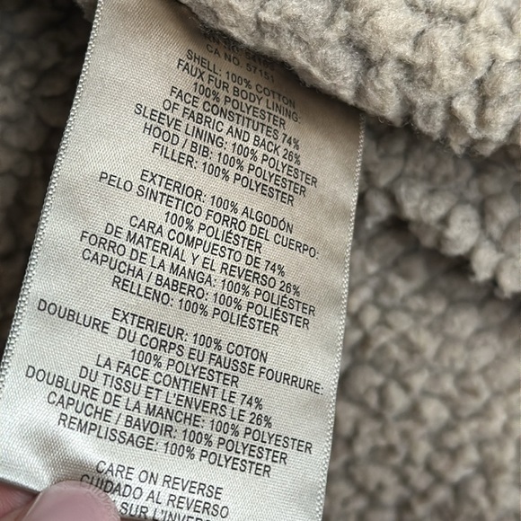 Levi's Full Zip Field Military Brown Cotton Sherpa Lined Jacket Men's Size L - Picture 8 of 14